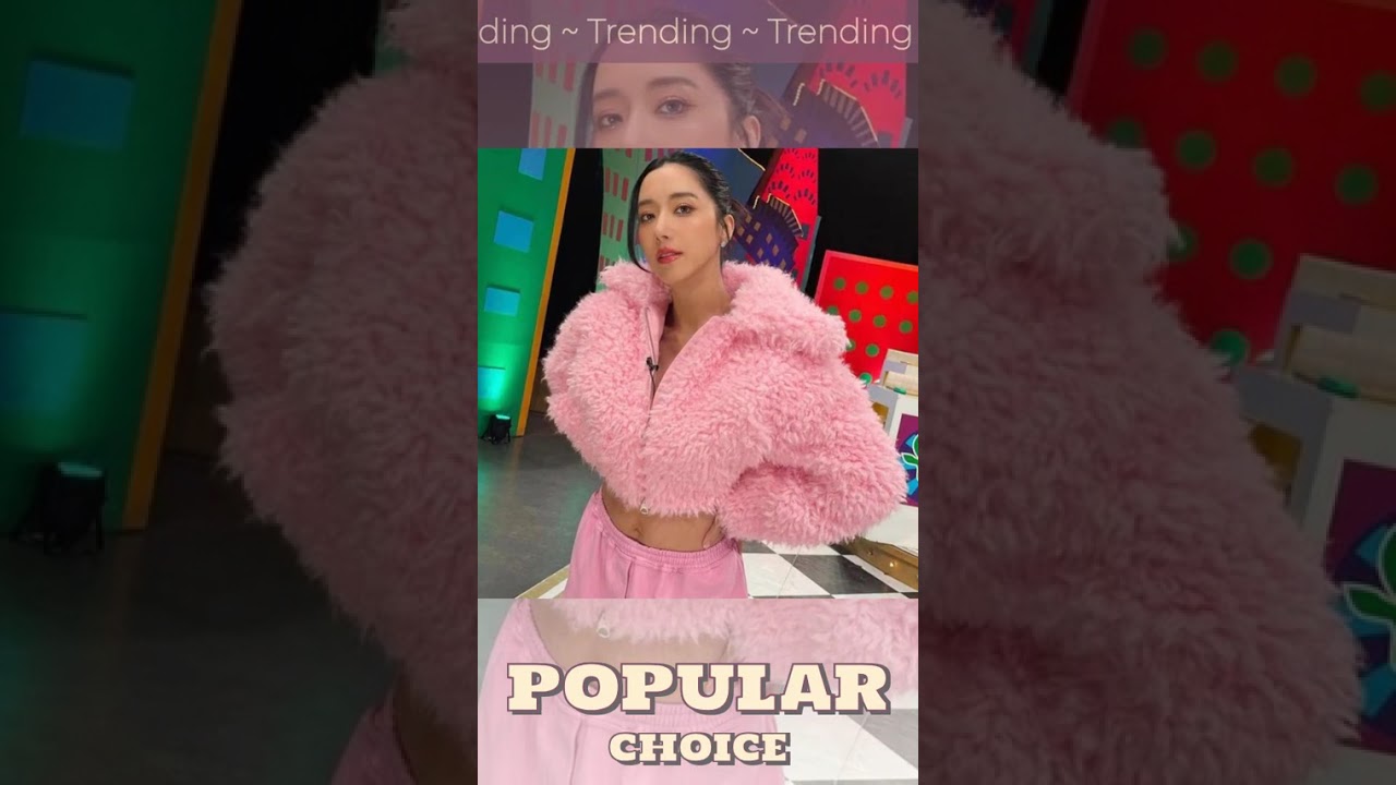 Pink Plush Thick Short Jacket for Women - Y2K Fashion 1 maxresdefault 110