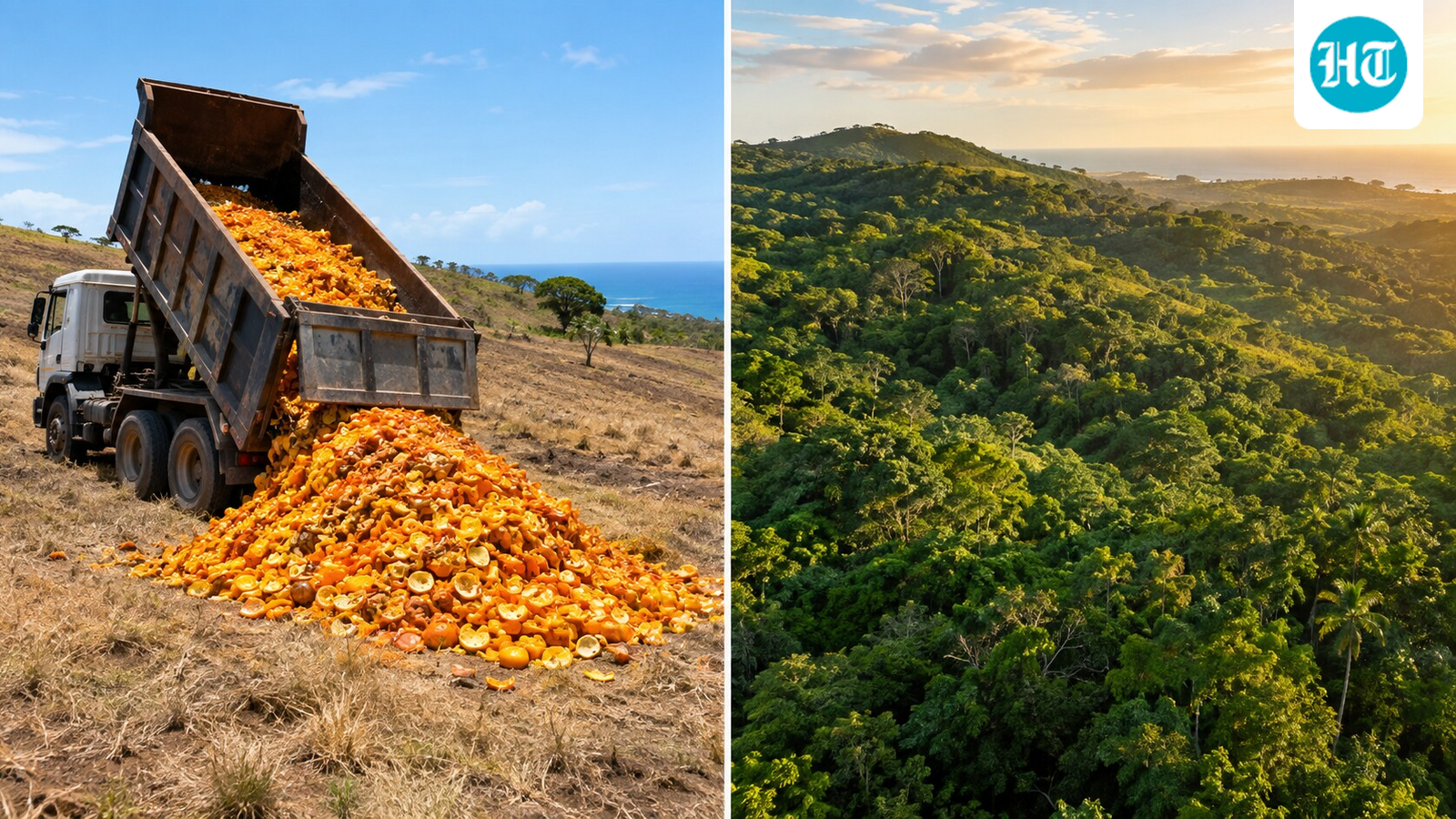 In 1998, 12,000 tonnes of orange peels and pulp covered ruined Costa Rican cattle pasture; 16 years on, tree diversity tripled, woody biomass up 176% 1 109ee0c675fd98dff51e74e932328bc80430a613eebfd57a18e9c2ef5bfe51aa