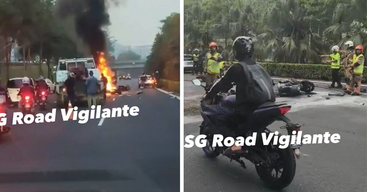 At least 8 taken to hospital after multi-vehicle crash on TPE sparks motorcycle fire 1 175b7210f74828fd9488f95d3959e3bcaf3c2a76f7898e6c4bd38a64c8bd97bb