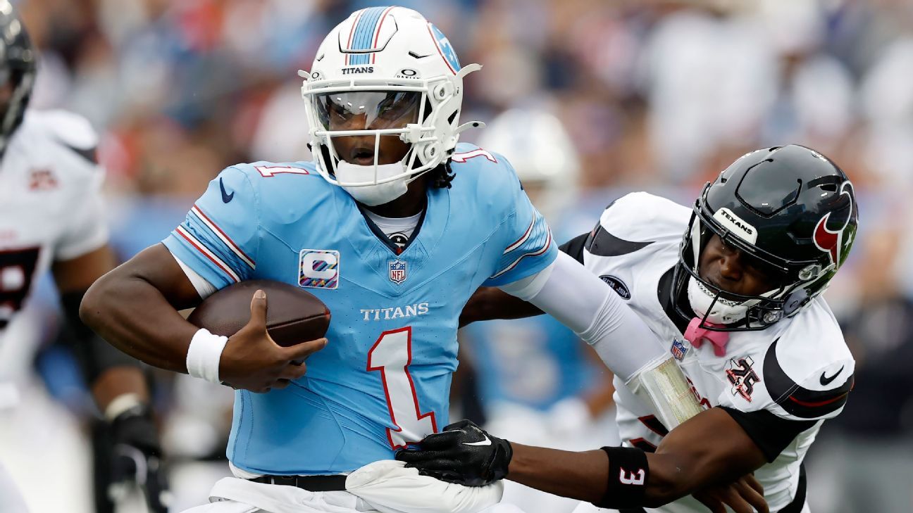 Let's overreact to Week 5: Should Titans look for another QB? Losing record for NFC East winner? 1 448babb8d56ada33aa936e9b6747e80ea80db9388c8fda6c15e1d14da485e951