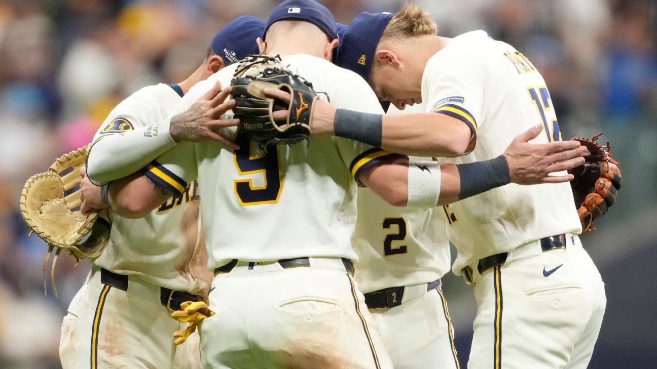 Boosted by bullpen, Brewers outlast Dodgers in Game 1 of NLCS 1 451da7731a58860d440e857a9e144026582fd84e597f13dfce956a8c5bfc59eb