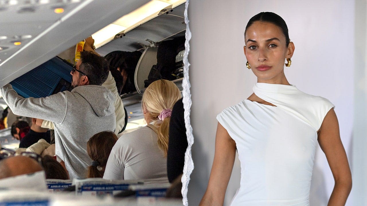 Pregnant influencer 'just so shocked' when flight attendant refuses to lift her bag 1 4998026bad82b3d3b30b53a4bafad126cb2489bbd190a39fefb785cdd9fdd047
