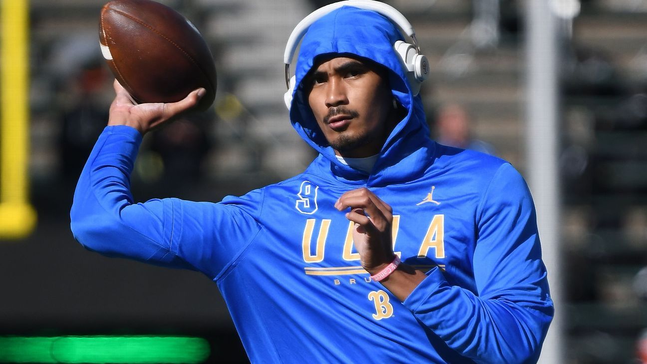 Left knee surgery ends season for UCLA QB Iamaleava, Chesney says 1 52a1cce221c5b118e88a9214f3d3dc48004a2fea48048bcfbf702ee4e9f86b44