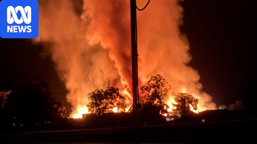 Fire destroys abandoned mental health hospital building near Hobart 1 52a6ff32e588bf5c166d64a2fbd04126e3a577e3766b385ed5b7c2fefa909e82