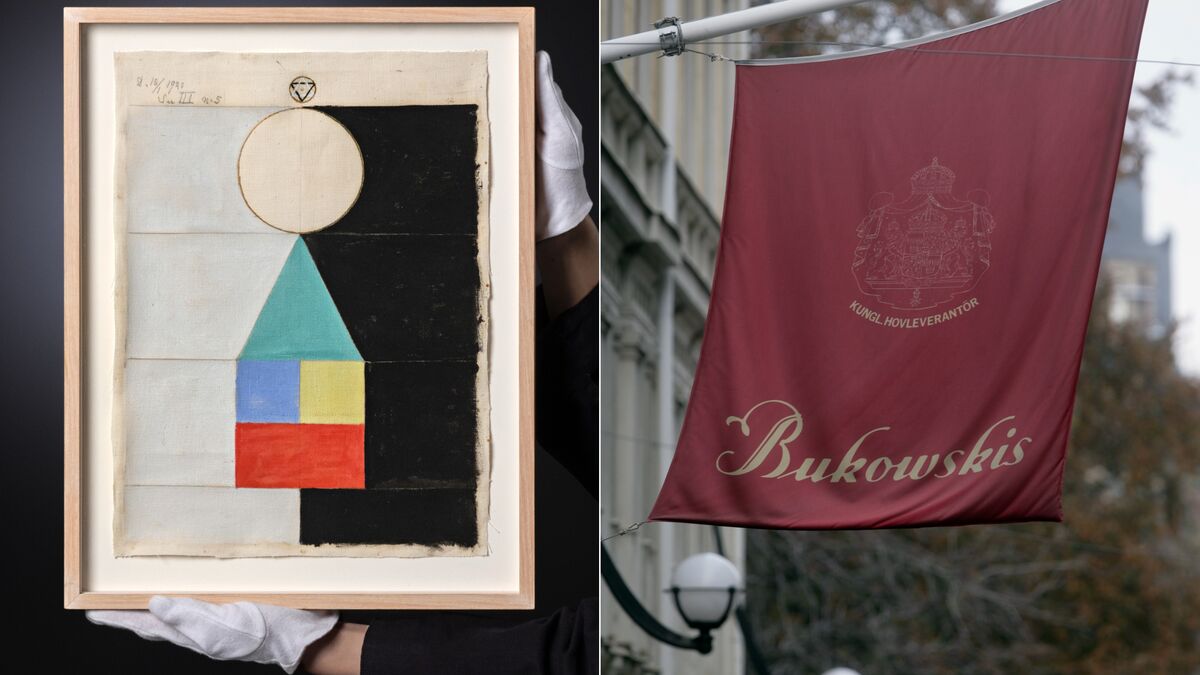 Hilma af Klint Abstract Painting to Go to Auction for First Time in More Than 30 Years 1 8e2b3a9e0ae5049557228dff16ecc3df76f7b247a333693917434788af4bbf9a