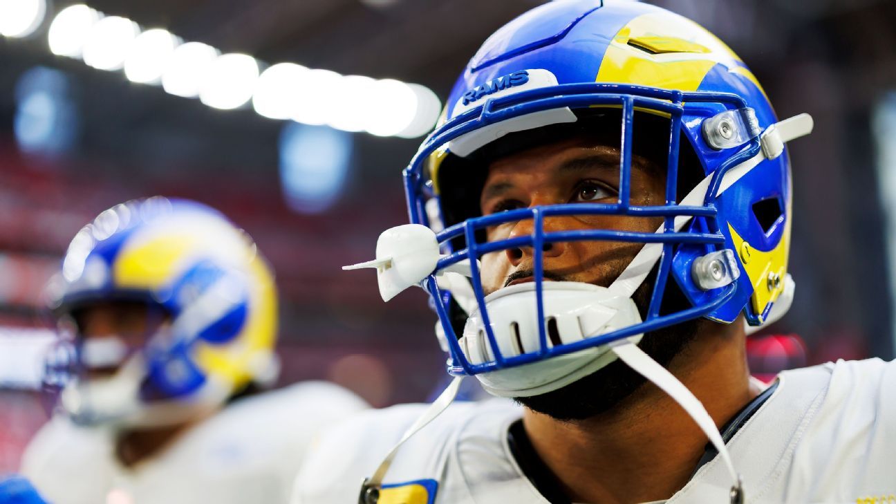 Rams DT Donald out, WR Nacua returns against Eagles 1 96e1a6234fbdf45a57d9ceb5b5aa9459f528f2bca2a5688a6690de73ea22b1cb
