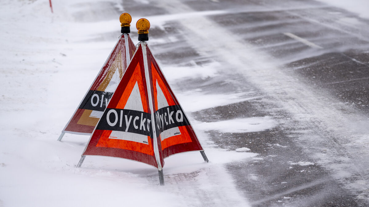 Police warn of slippery roads in Gävleborg, Uppsala and Västmanland counties 1 b3297779100a4414dda77a0daa21947b8cc5e99f847989cadbb98fde9ed2cbab