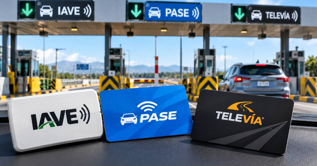 La diferencia entre PASE, IAVE y TeleVía además del precio y cómo funcionan en las casetas de México 1 ca803fc3ecab8405bd3d8ecfe96826b8d452dd1b4bcdbb0247efc416e59be24c
