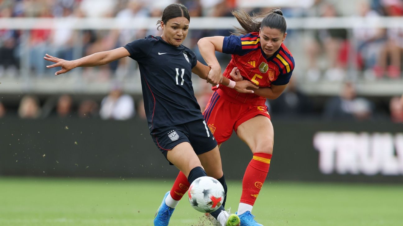 USWNT player ratings: Wilson's 8/10 a bright spot in Americans' frantic loss to Spain 1 d6755a7b2006038c8d9cf8a5cb26ea07d91453bce9aef527f5f6b56026ab1d46
