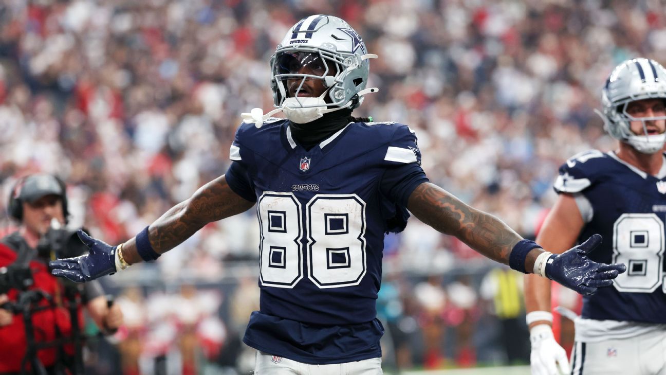 Week 4 winners and losers: CeeDee Lamb dominates Texans; D'Andre Swift struggles 1 e265baa35b1a5460d6d9cfacb352343b38454c5d3f35895b2edc42f20d69af20