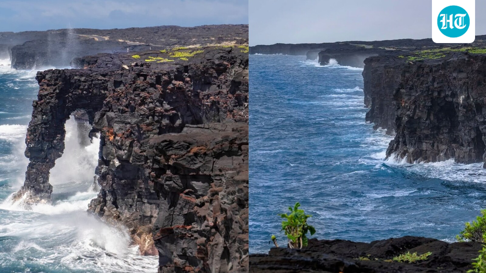 Why did Hawaii's iconic Hōlei Sea Arch collapse into the Pacific after 500 years? Before-and-after photos show the change 1 efd178c6b59b419615fe3a28949ed3ec58b7e1658ecd9498521221fb1ad10195