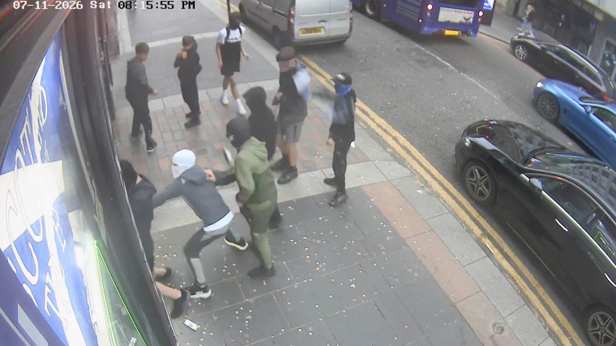 Shocking CCTV shows rampaging youths raiding shops and terrorising staff 1 f7af6c37a99961c30b9d537179af23a849570134ce44d88fe23425f3a59d64f5