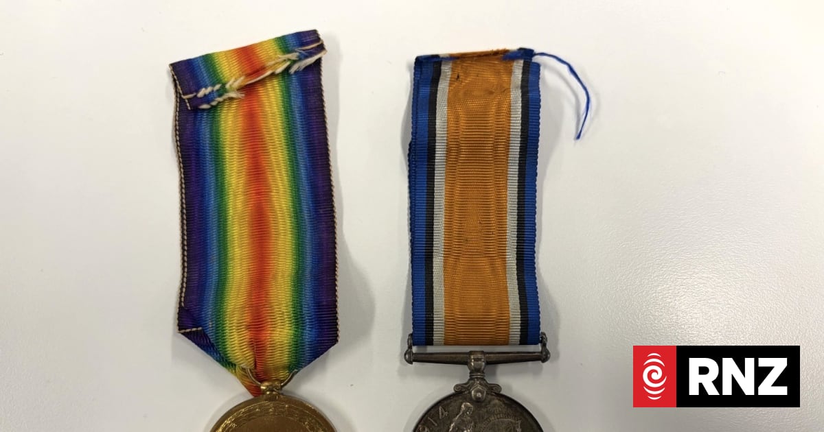 World War I medals of Far North soldier uncovered in Christchurch 1 ff3000c0b18e88847f598e81083cf8fcc7ebadcd1acf02dba25585f7633dc99e