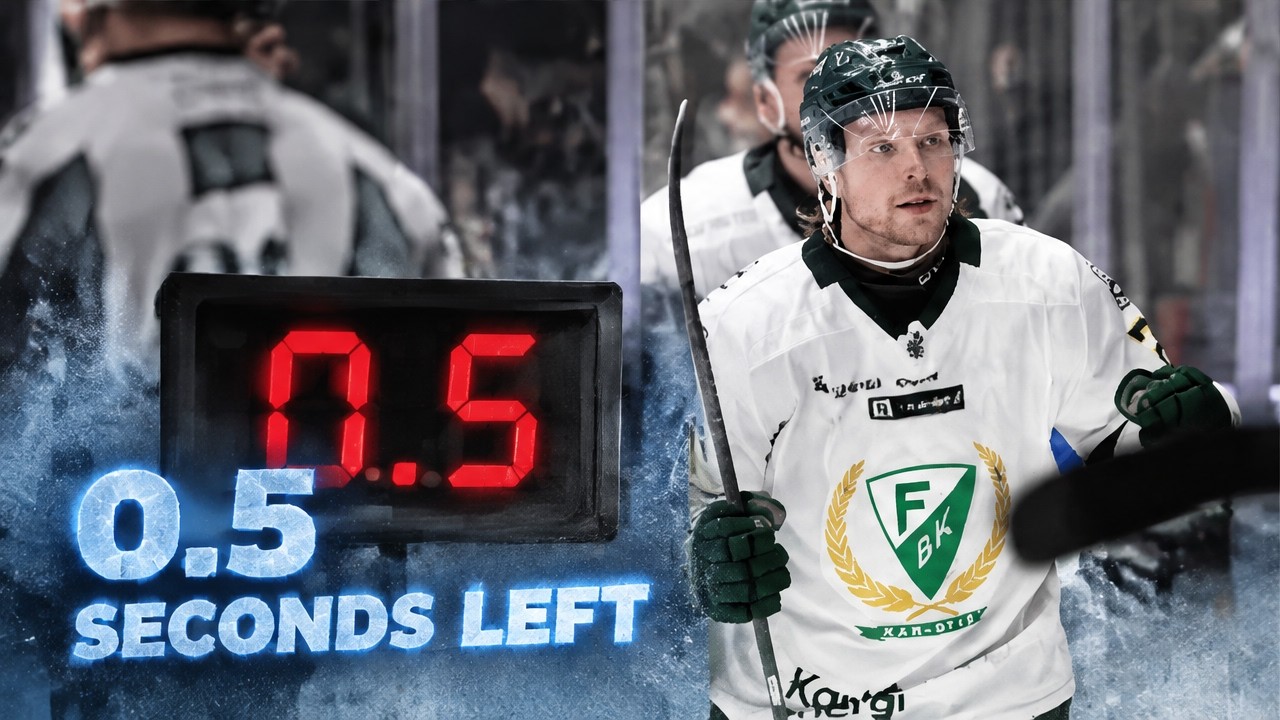 Oskar Steen scores with 0.5 seconds left as Färjestad beat HV71 3-1: 1 maxresdefault 200