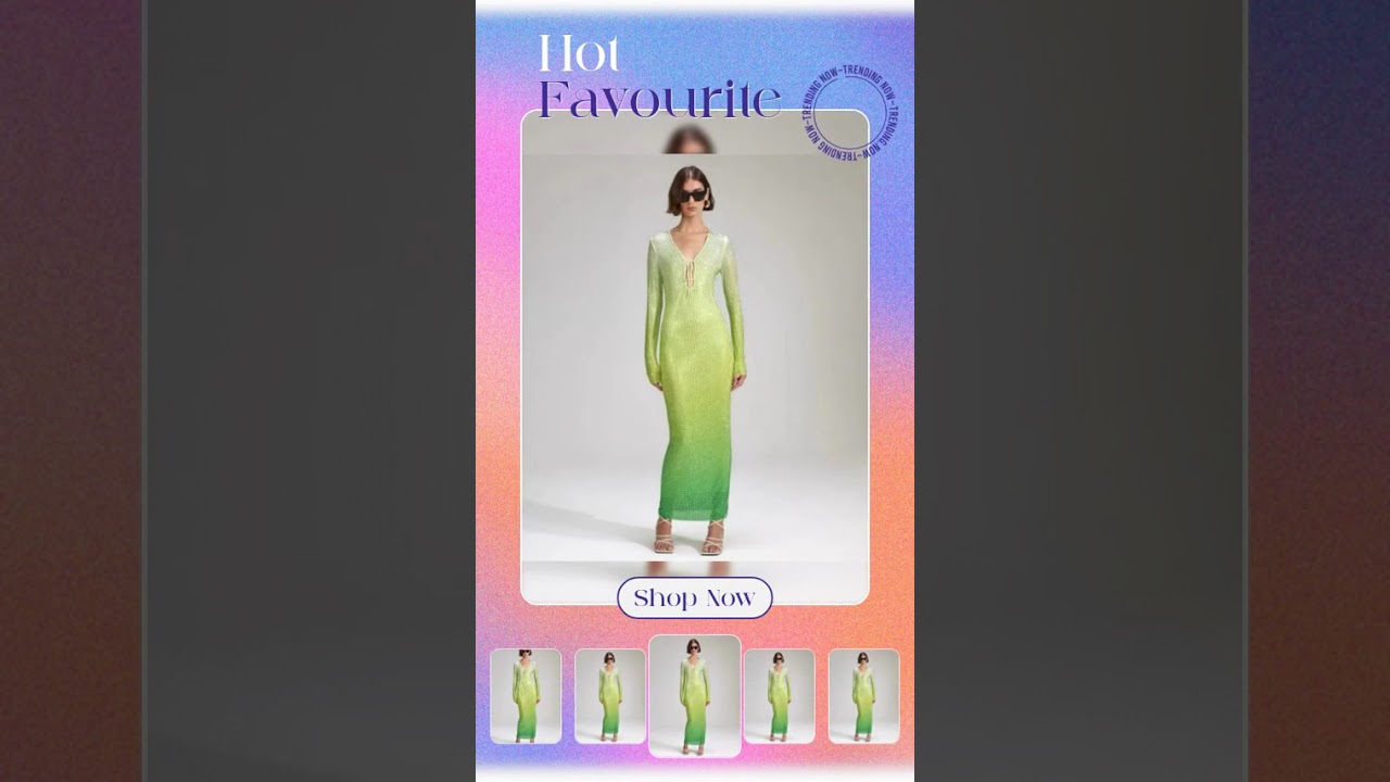 Searching for the perfect dress to elevate your evening wear? The Gradient Green Shiny Rhinestone… 1 maxresdefault 833