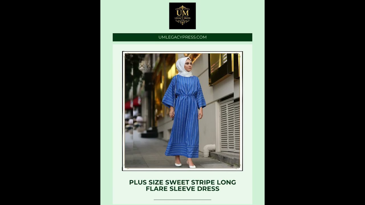 Are you ready to elevate your wardrobe? Introducing the Plus Size Sweet Stripe Long Flare Sleeve… 1 maxresdefault 84